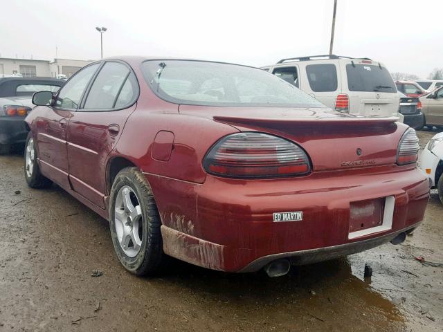 1G2WP52K21F120435 - 2001 PONTIAC GRAND PRIX Qırmızı foto 3