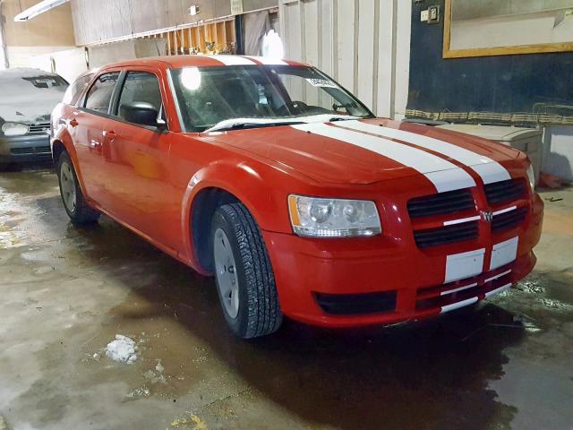 2D4FV47T98H167809 - 2008 DODGE MAGNUM RED photo 1