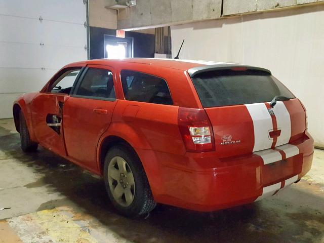 2D4FV47T98H167809 - 2008 DODGE MAGNUM RED photo 3