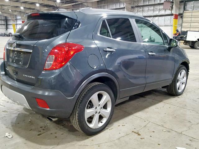 KL4CJASB9GB729458 - 2016 BUICK ENCORE CHARCOAL photo 4