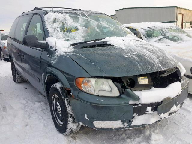 1D4GP24R46B542247 - 2006 DODGE GRAND CARA GREEN photo 1