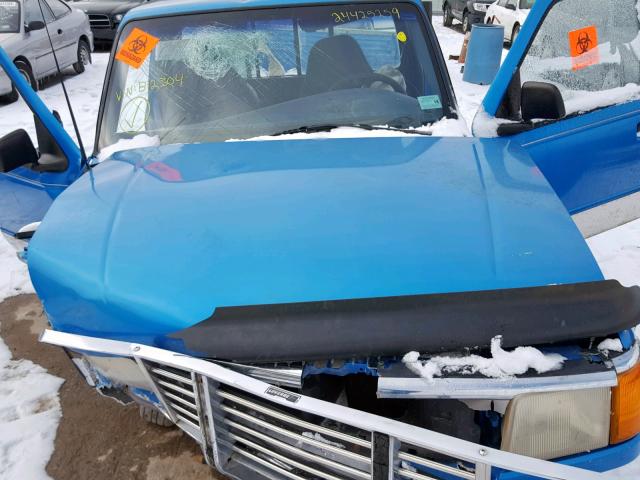 1FTCR10A3SPB12304 - 1995 FORD RANGER BLUE photo 7