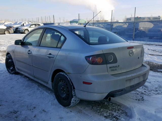 JM1BK123861543342 - 2006 MAZDA 3 S SILVER photo 3