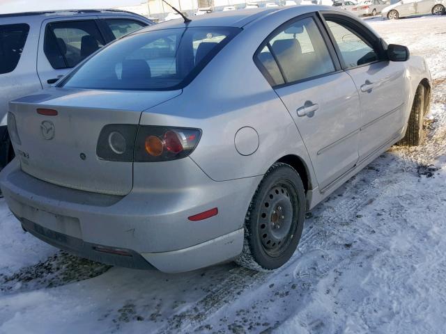 JM1BK123861543342 - 2006 MAZDA 3 S SILVER photo 4