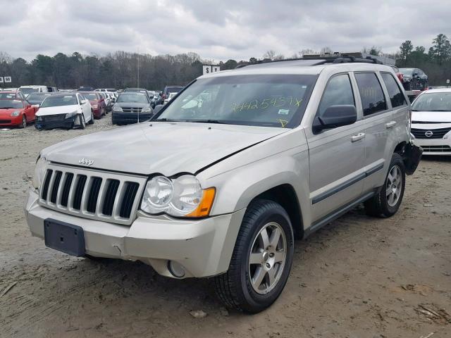 1J8GS48KX8C208413 - 2008 JEEP GRAND CHER GRAY photo 2