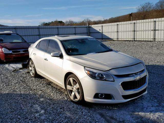 1G11J5SX8EF115953 - 2014 CHEVROLET MALIBU LTZ WHITE photo 1