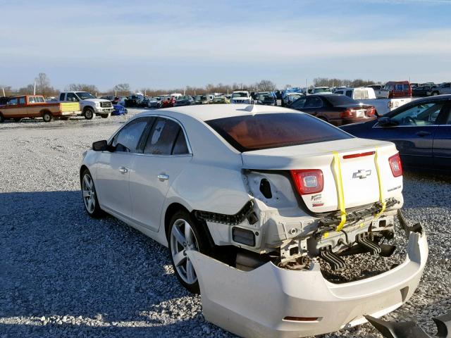 1G11J5SX8EF115953 - 2014 CHEVROLET MALIBU LTZ WHITE photo 3