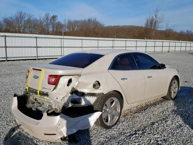 1G11J5SX8EF115953 - 2014 CHEVROLET MALIBU LTZ WHITE photo 4