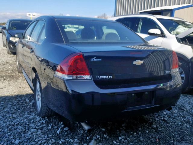 2G1WA5E35E1167921 - 2014 CHEVROLET IMPALA LIM BLACK photo 3