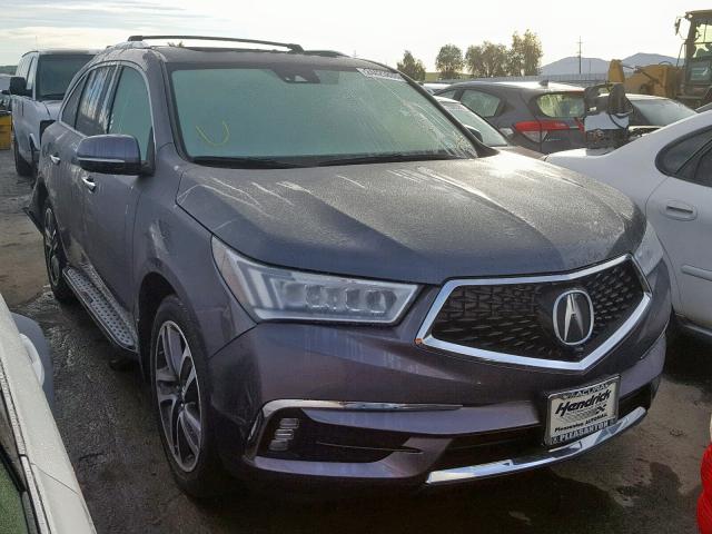 5FRYD4H91HB003311 - 2017 ACURA MDX ADVANC CHARCOAL photo 1