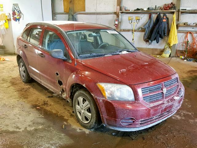 1B3HB28B17D590325 - 2007 DODGE CALIBER RED photo 1