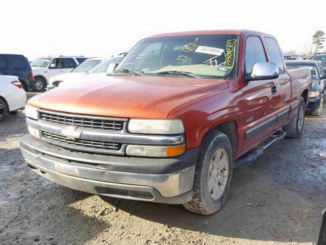 2GCEC19V311344784 - 2001 CHEVROLET SILVERADO ORANGE photo 2