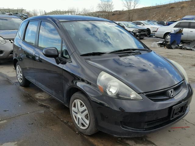 JHMGD37418S071431 - 2008 HONDA FIT BLACK photo 1