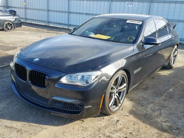 WBAYE8C58DDE22414 - 2013 BMW ALPINA B7 BLACK photo 2