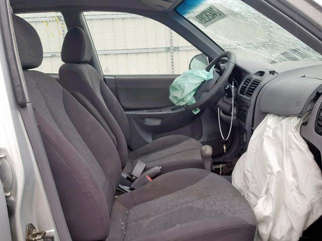 KMHCG45C95U643168 - 2005 HYUNDAI ACCENT GL SILVER photo 5