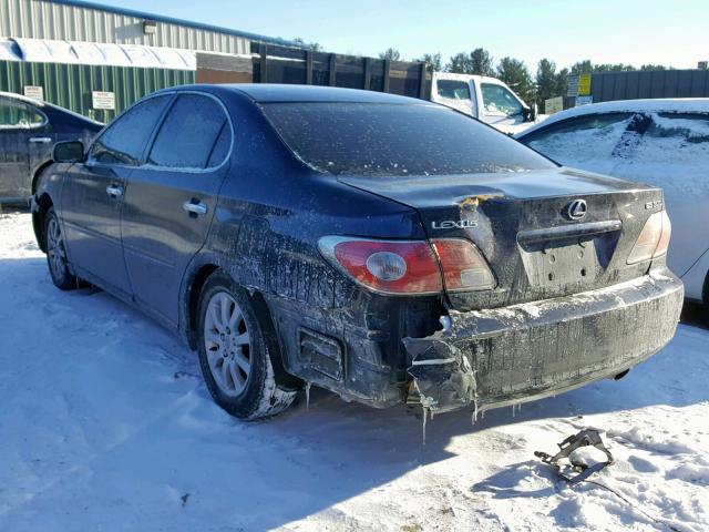 JTHBF30G625013376 - 2002 LEXUS ES 300 BLUE photo 3