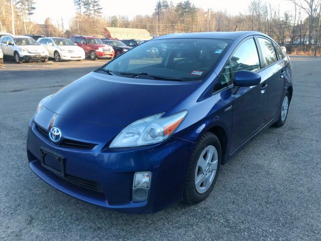 JTDKN3DU3B1415805 - 2011 TOYOTA PRIUS BLUE photo 2