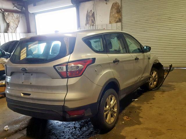 1FMCU0F72HUC37210 - 2017 FORD ESCAPE S SILVER photo 4