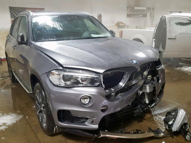 5UXKT0C55J0W01900 - 2018 BMW X5 XDR40E GRAY photo 1