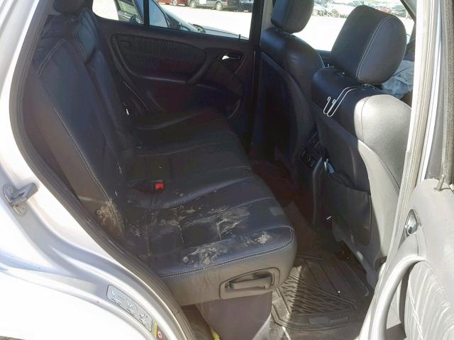 4JGAB57E84A504000 - 2004 MERCEDES-BENZ ML 350 SILVER photo 6