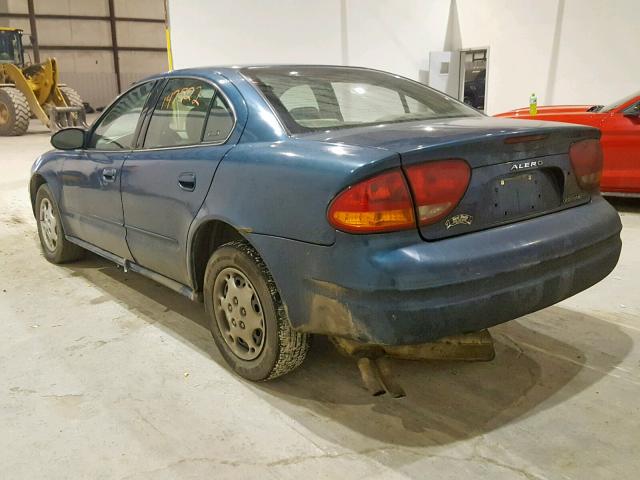 1G3NL52F82C250194 - 2002 OLDSMOBILE ALERO GL BLUE photo 3