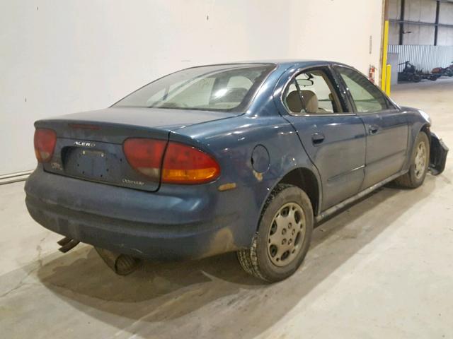 1G3NL52F82C250194 - 2002 OLDSMOBILE ALERO GL BLUE photo 4