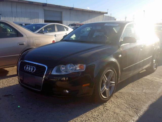 WAUAF78E17A157596 - 2007 AUDI A4 2 BLACK photo 2