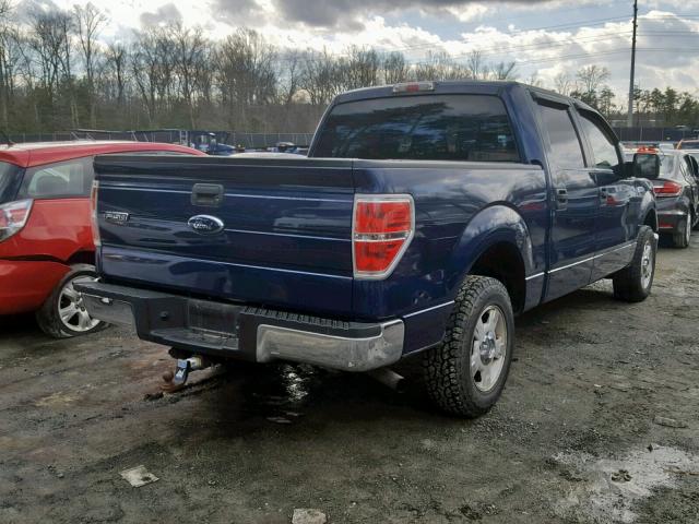 1FTEW1C88AFD63110 - 2010 FORD F150 SUPER BLUE photo 4