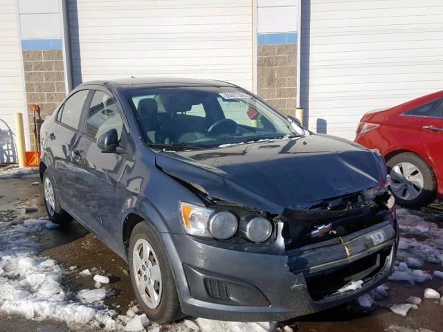 1G1JA5SG8D4221653 - 2013 CHEVROLET SONIC LS GRAY photo 1