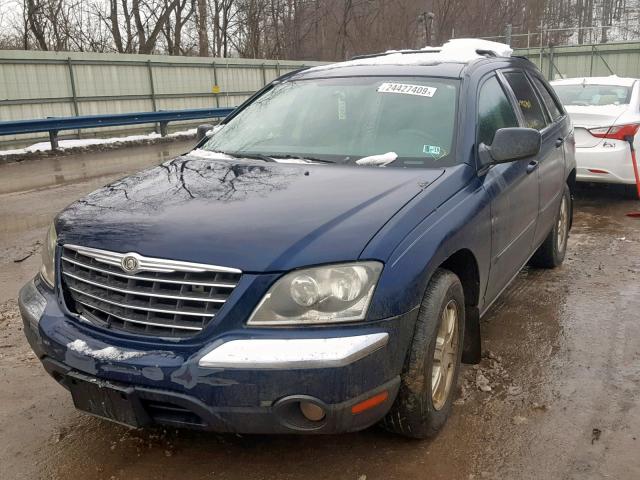 2A8GF68486R813374 - 2006 CHRYSLER PACIFICA T BLUE photo 2