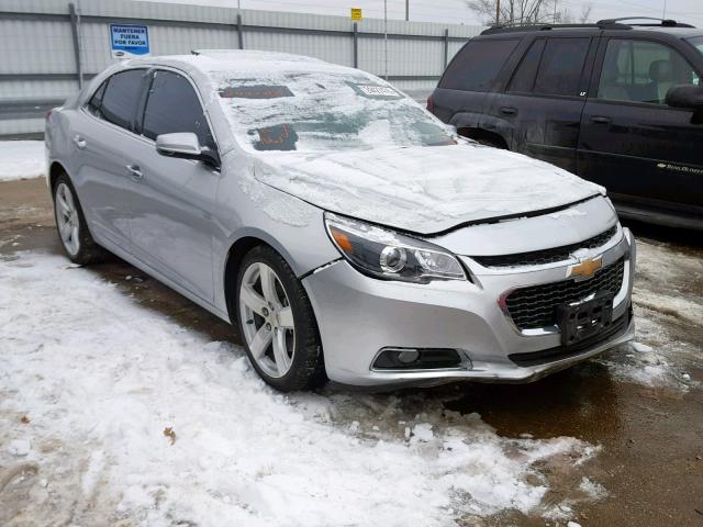 1G11G5SX0FF214475 - 2015 CHEVROLET MALIBU LTZ SILVER photo 1