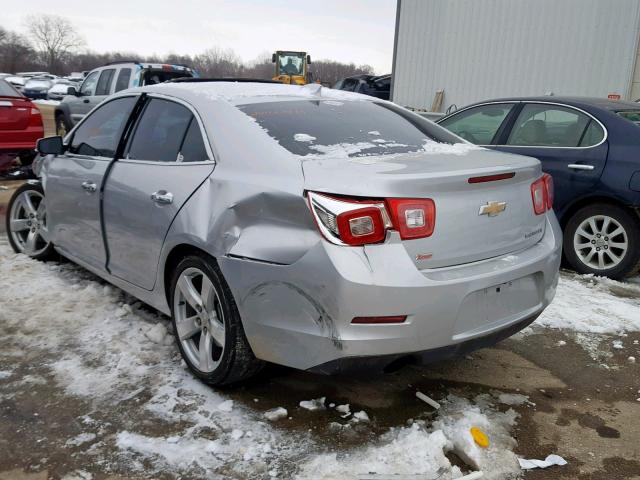 1G11G5SX0FF214475 - 2015 CHEVROLET MALIBU LTZ SILVER photo 3