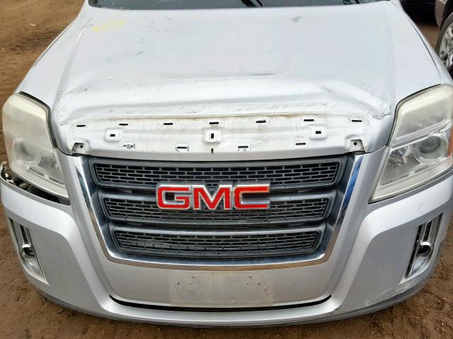 2GKALSEK1C6179862 - 2012 GMC TERRAIN SL SILVER photo 7