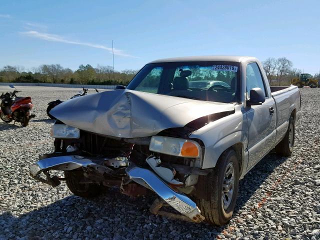 1GTEC14XX6Z236329 - 2006 GMC NEW SIERRA GRAY photo 2