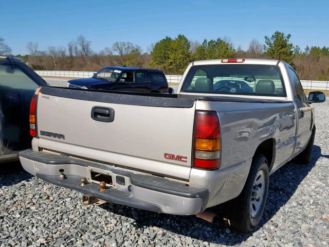 1GTEC14XX6Z236329 - 2006 GMC NEW SIERRA GRAY photo 4