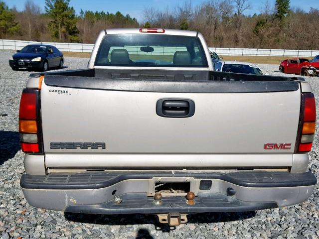 1GTEC14XX6Z236329 - 2006 GMC NEW SIERRA GRAY photo 6