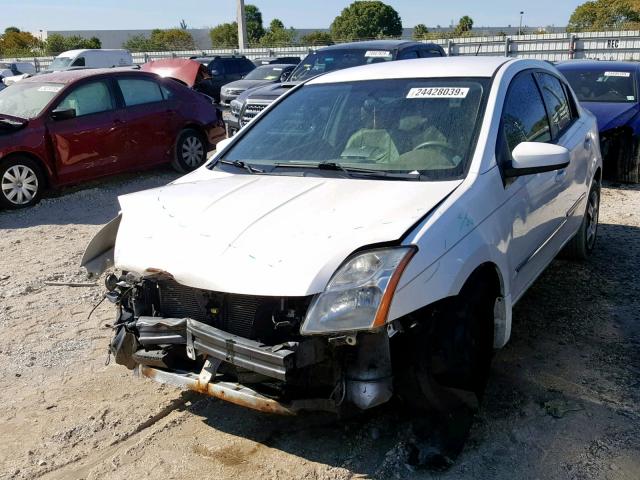 3N1AB6AP4AL709227 - 2010 NISSAN SENTRA 2.0 WHITE photo 2