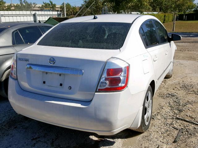 3N1AB6AP4AL709227 - 2010 NISSAN SENTRA 2.0 WHITE photo 4