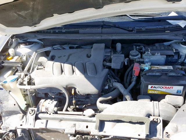 3N1AB6AP4AL709227 - 2010 NISSAN SENTRA 2.0 WHITE photo 7