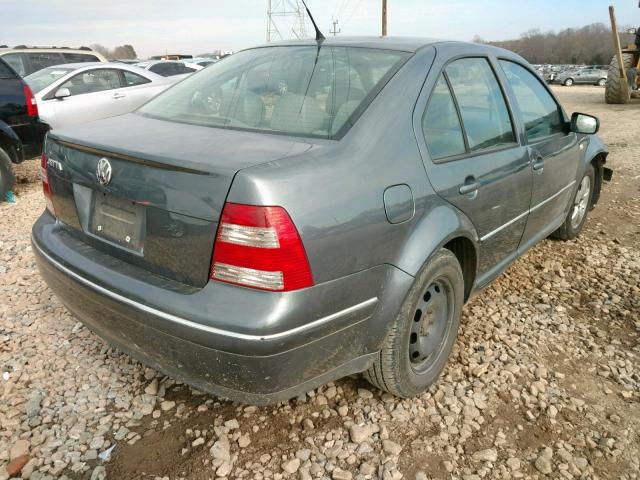 3VWSK69M94M059995 - 2004 VOLKSWAGEN JETTA GLS GRAY photo 4