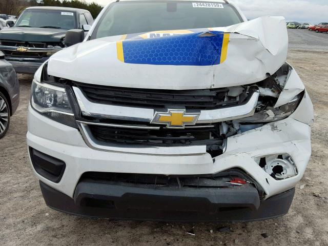 1GCHSAEA1F1187725 - 2015 CHEVROLET COLORADO WHITE photo 7