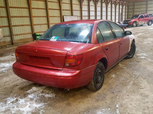 1G8ZH5286YZ155928 - 2000 SATURN SL1 RED photo 4