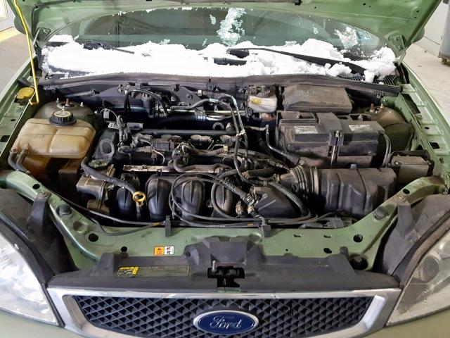 1FAHP34N87W357333 - 2007 FORD FOCUS ZX4 GREEN photo 7