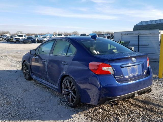 JF1VA1E61G9816216 - 2016 SUBARU WRX PREMIU BLUE photo 3