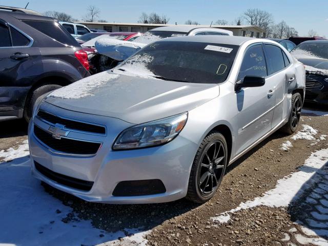 1G11B5SA8DF124837 - 2013 CHEVROLET MALIBU LS SILVER photo 2