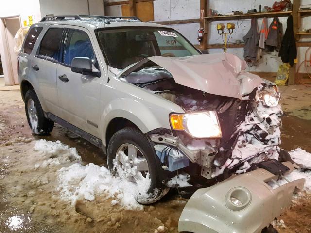 1FMCU03Z58KB85542 - 2008 FORD ESCAPE XLT WHITE photo 1