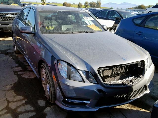 WDDHF5KB7CA569753 - 2012 MERCEDES-BENZ E 350 SILVER photo 1