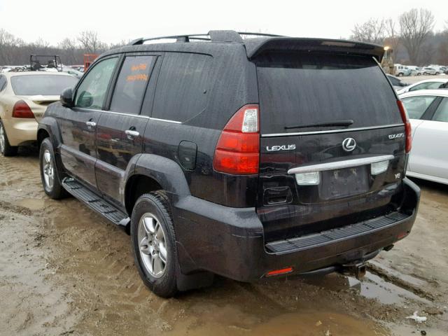 JTJBT20X480162179 - 2008 LEXUS GX 470 BLACK photo 3