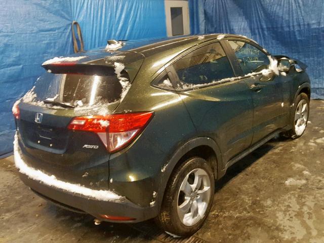 3CZRU6H50GM711990 - 2016 HONDA HR-V EX GREEN photo 4