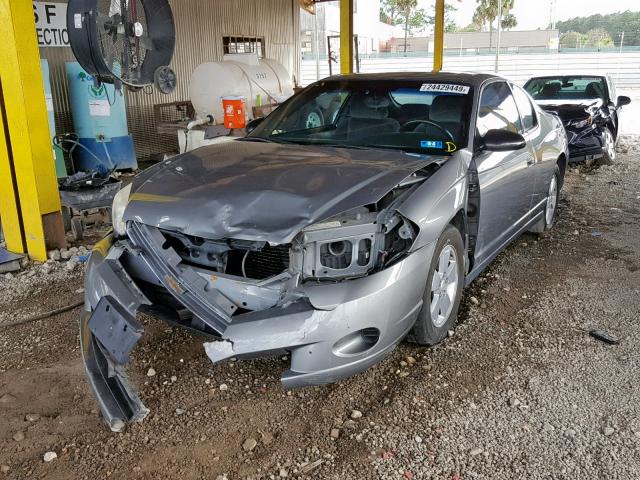 2G1WM15K769199943 - 2006 CHEVROLET MONTE CARL GRAY photo 2